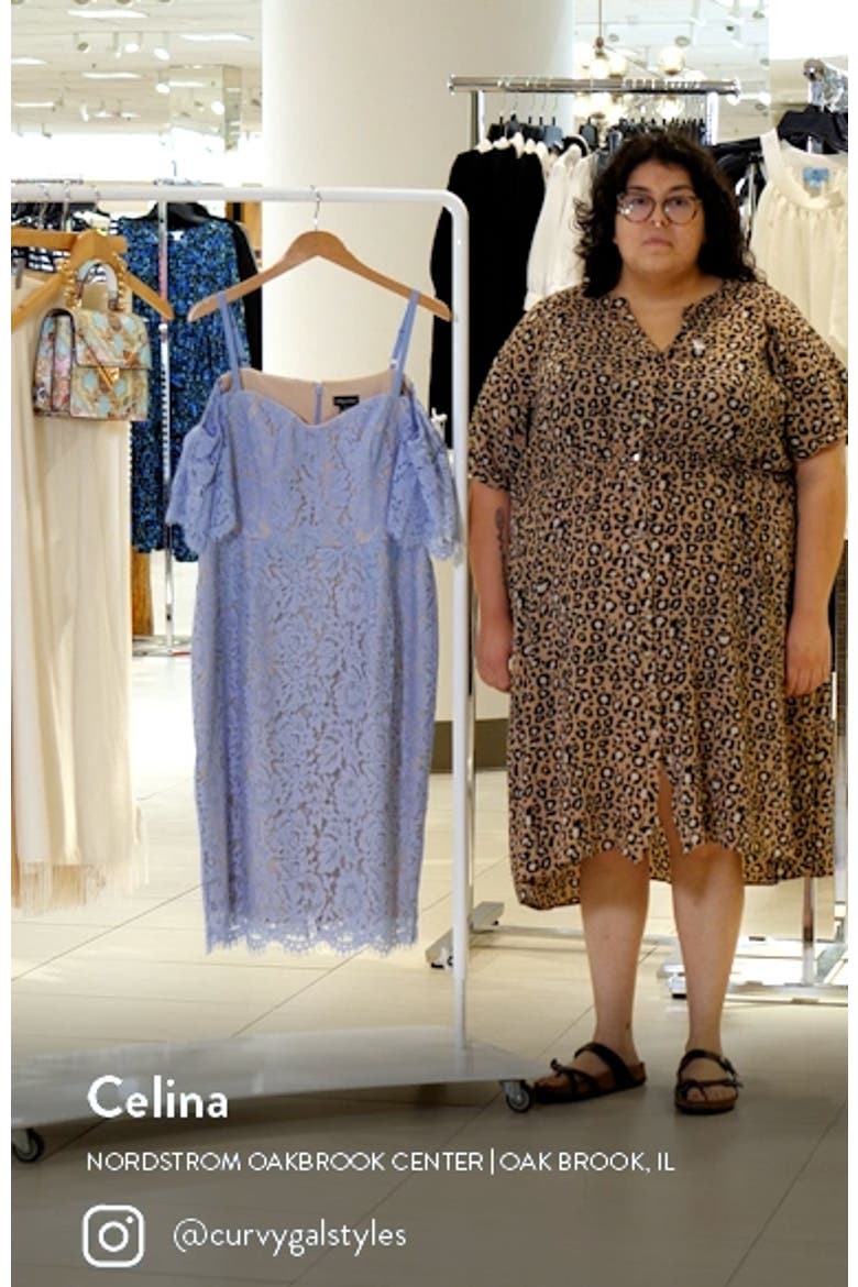Lace Whisper Bodycon Cotton Dress video