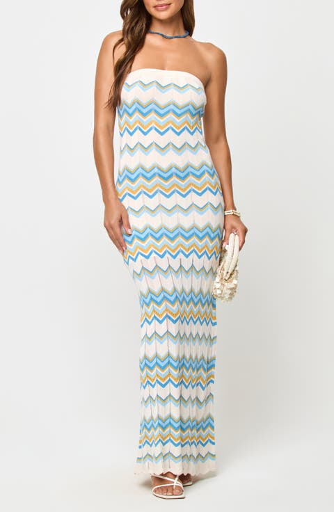 Hallie Strapless Maxi Cover-Up Dress
