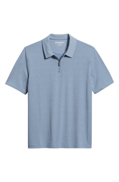 Finn Rib Zip Polo