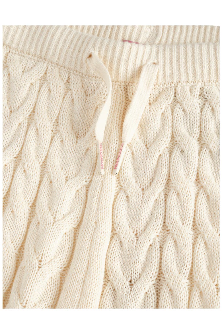 Kids' Cable Stitch Sweater Pants, Alternate, color, NATURAL