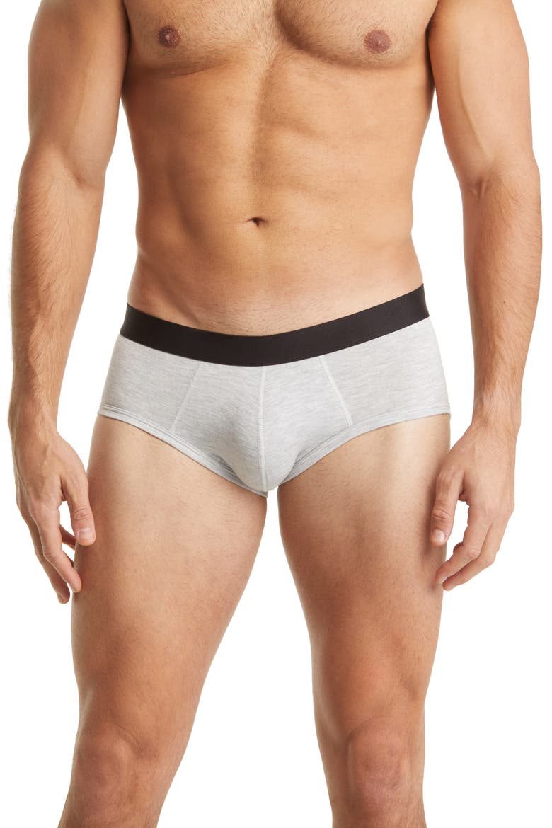 Stretch Briefs, Main, color, HEATHER GREY