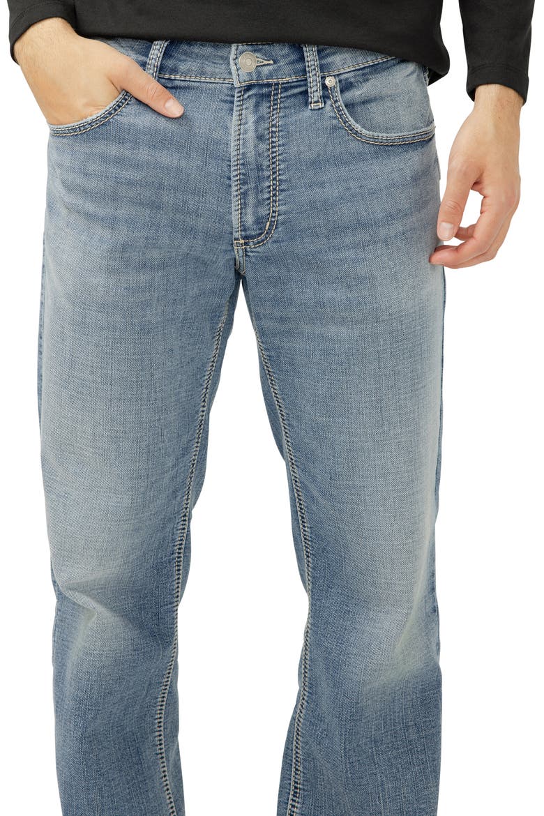 Zac Relaxed Fit Straight Leg Jeans, Alternate, color, BOND