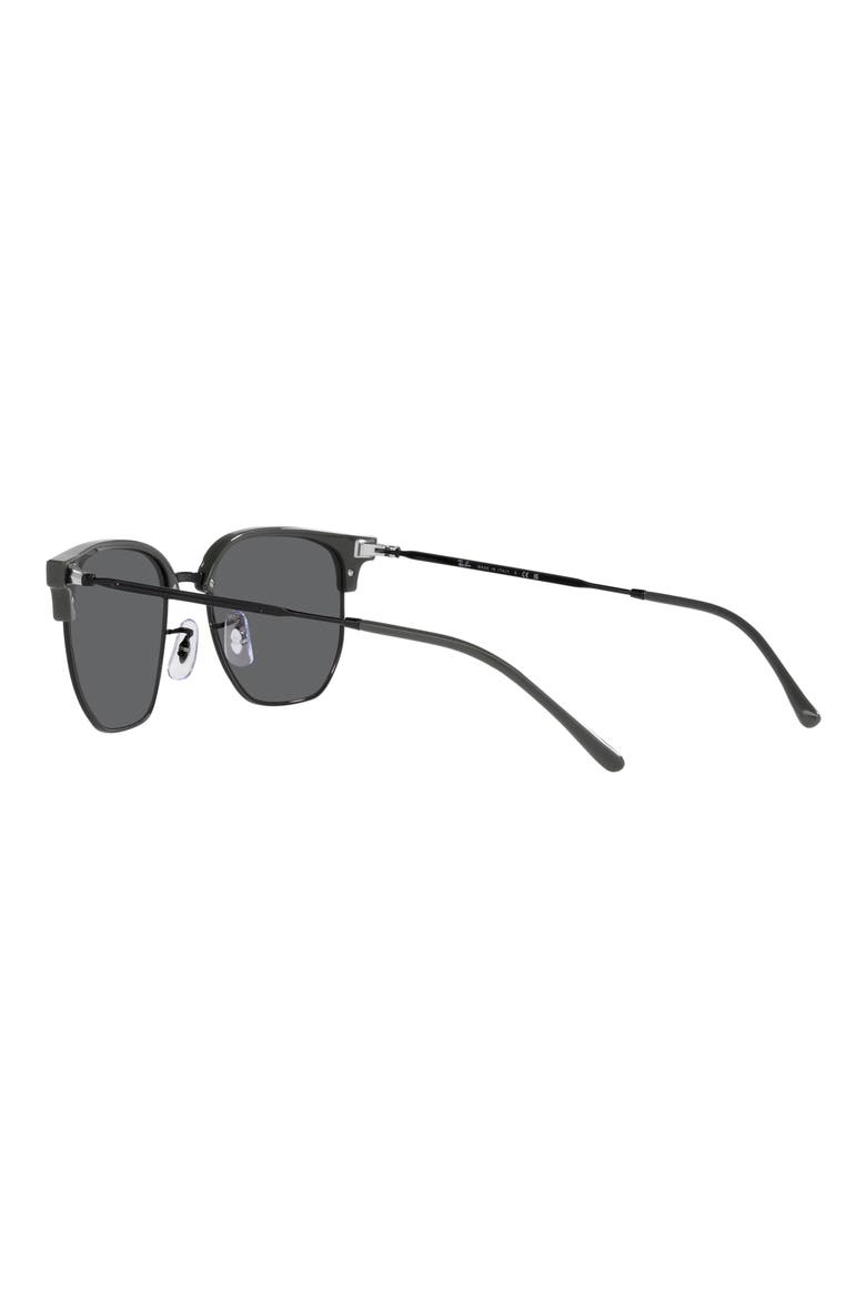 New Clubmaster 51mm Irregular Sunglasses, Alternate, color, DARK GREY