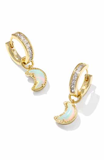 Moon Huggie Earrings