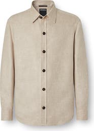 ZEGNA Cashmere, Linen & Silk Overshirt
