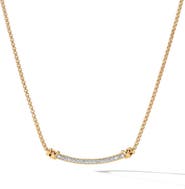 David Yurman Petite Helena Wrap Diamond Station Necklace