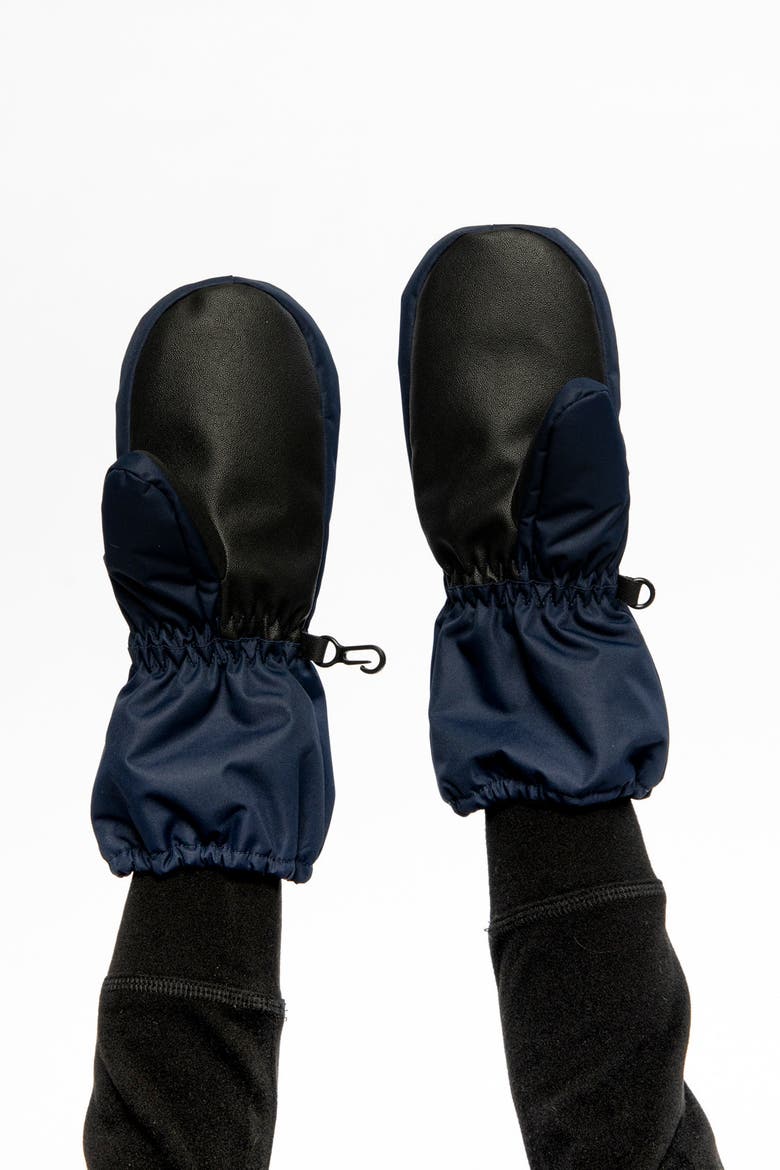 Play Rubberized Waterproof Palm Winter Mittens, Alternate, color, Navy Blue
