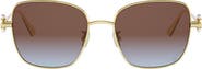 DIOR 'DiorTribales S1U 55mm Square Sunglasses