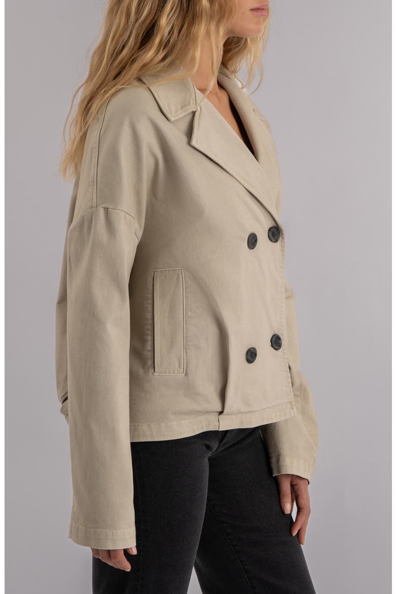 Willow Notch Collar Double Breasted Jacket, Alternate, color, OAK