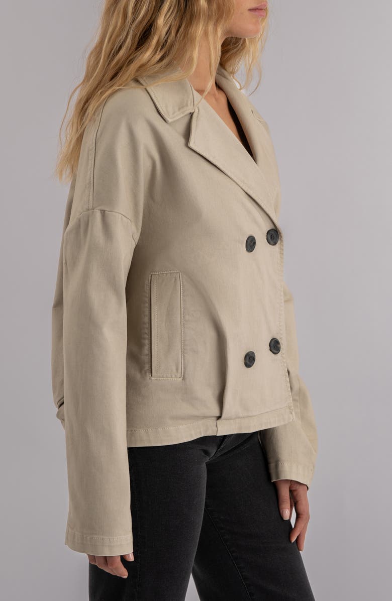 KUT from the Kloth Willow Notch Collar Double Breasted Jacket, Alternate, color, Oak