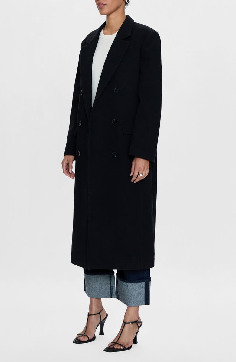 Pistola Prescott Double Breasted Wool Blend Coat, Alternate, color, 