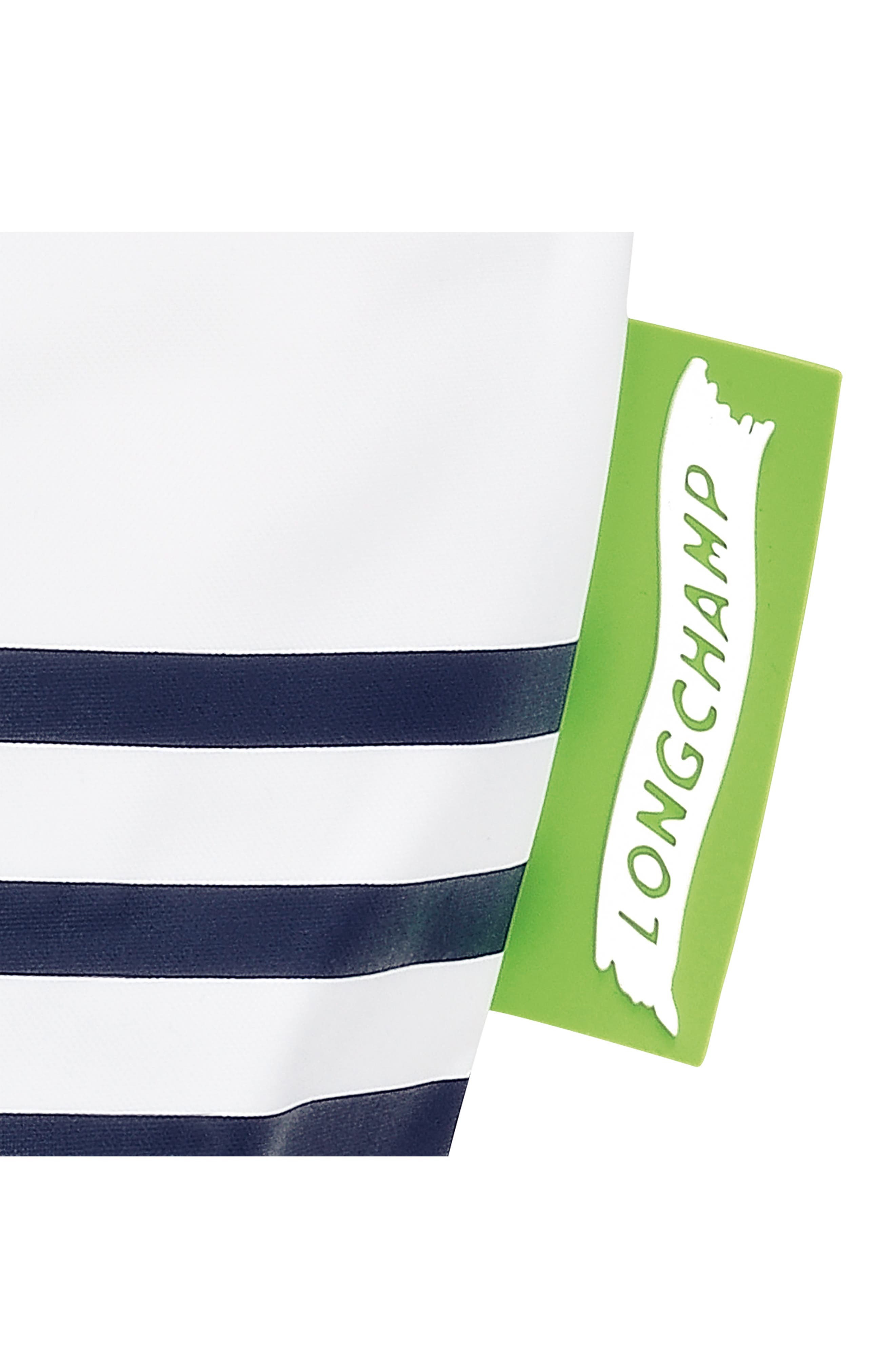 Longchamp Small Le Pliage Marinière Recycled Nylon Canvas Shoulder Tote, Alternate, color, 