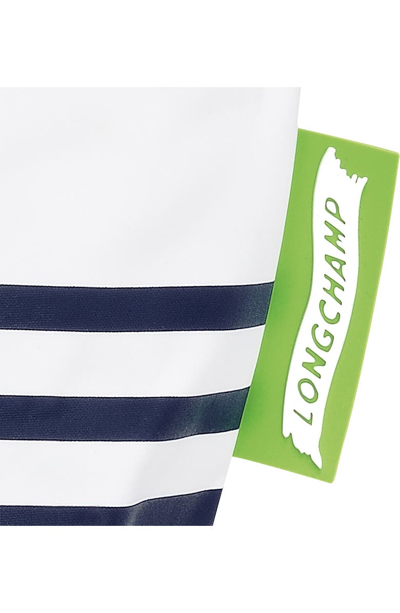 Longchamp Small Le Pliage Marinière Recycled Nylon Canvas Shoulder Tote, Alternate, color,