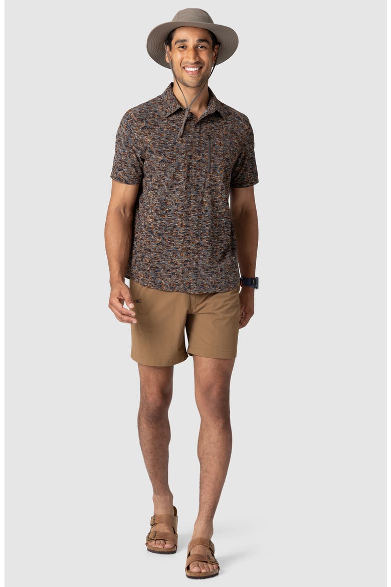 Astroman Short Sleeve Sun Shirt, Alternate, color, SEDONA TRAVERSE PRINT