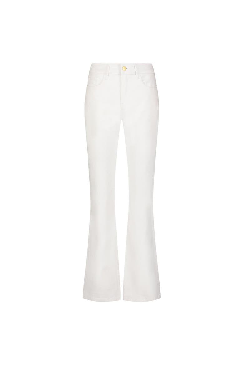 Aria Flare Jean, Alternate, color, White