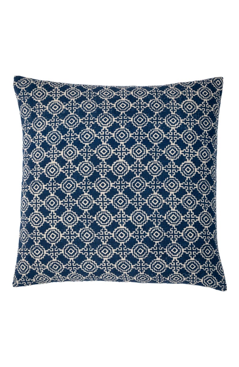 Alamwar Yuma Indigo Pillow Cover, Main, color, Indigo