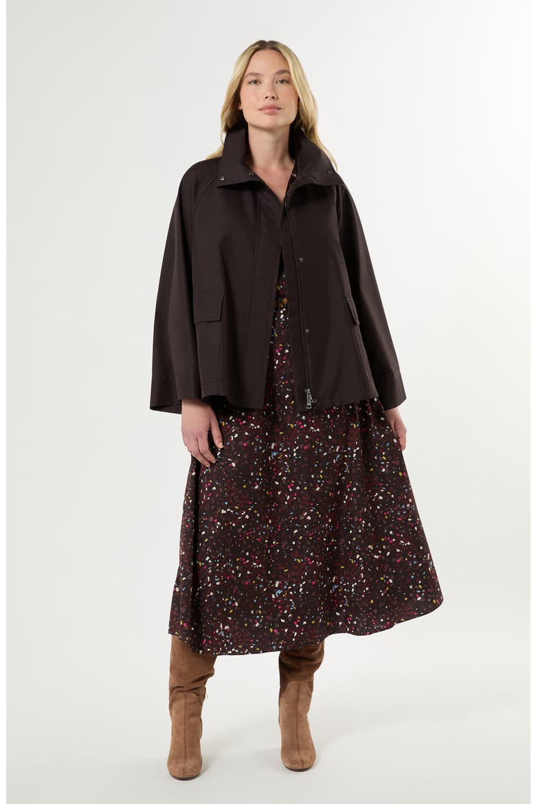 Talamo Raincoat, Alternate, color, BROWN