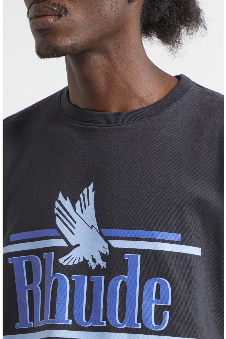Rossa Graphic T-Shirt, Alternate, color, VINTAGE BLACK / BLUE