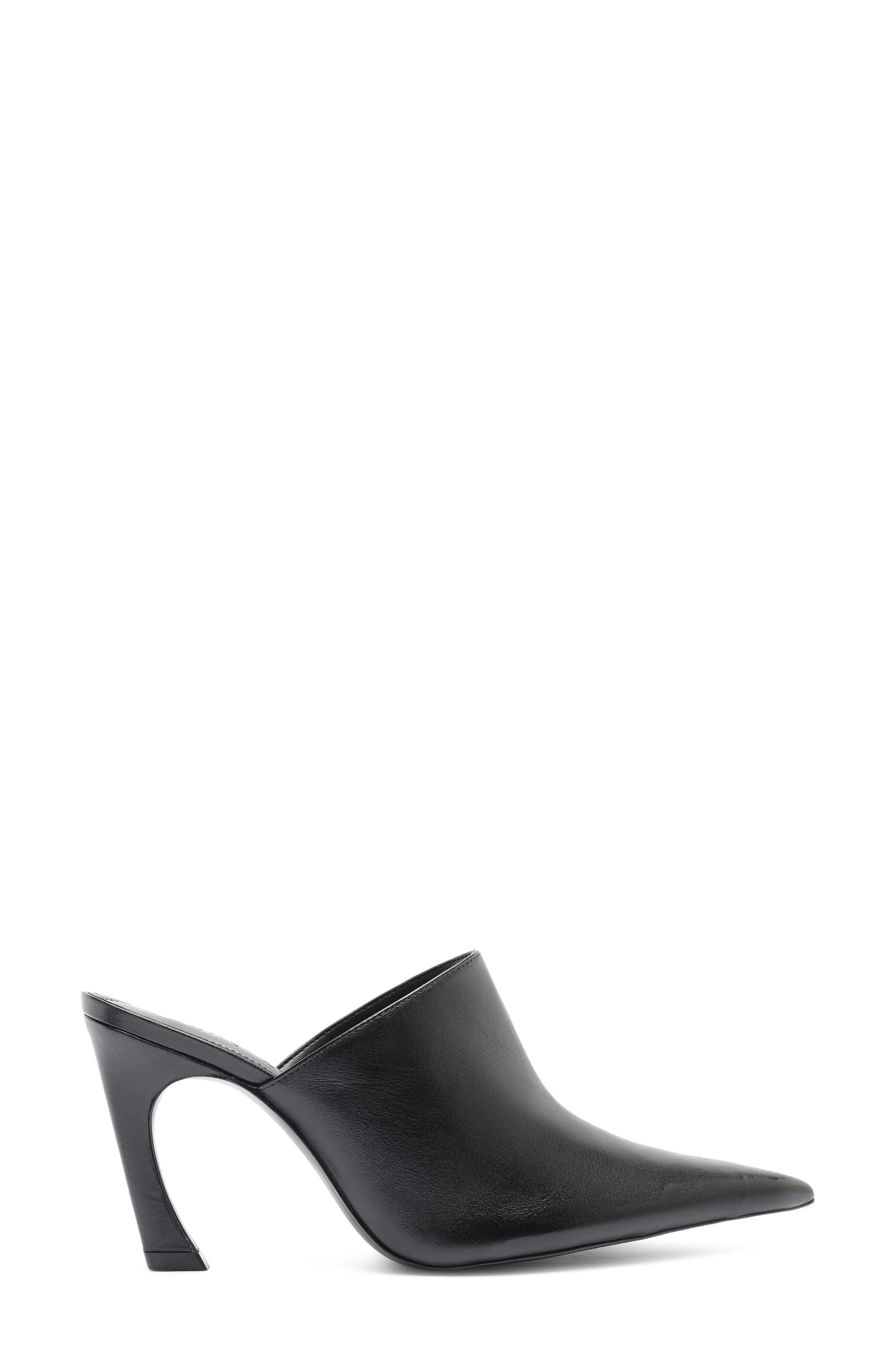 Lexi Pointed Toe Mule, Alternate, color, BLACK
