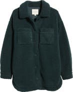 Thread & Supply Plaid Fleece Shirt Jacket