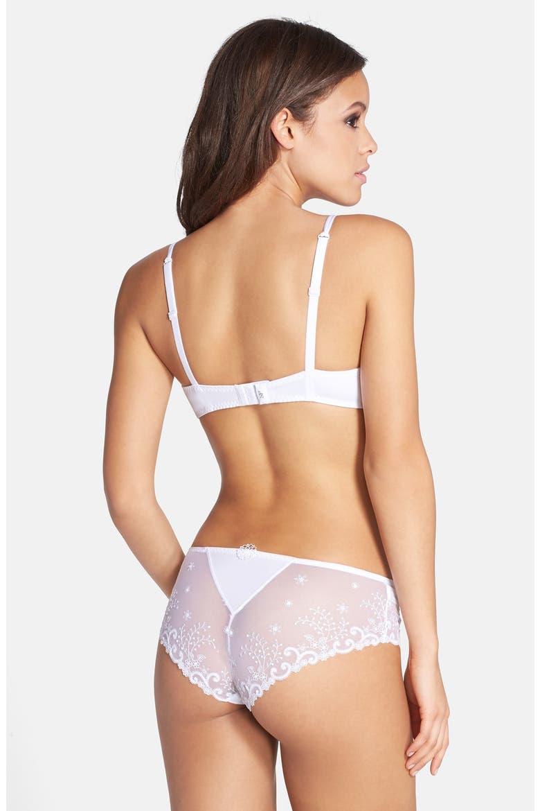 'Delice' Boyshorts, Alternate, color, WHITE