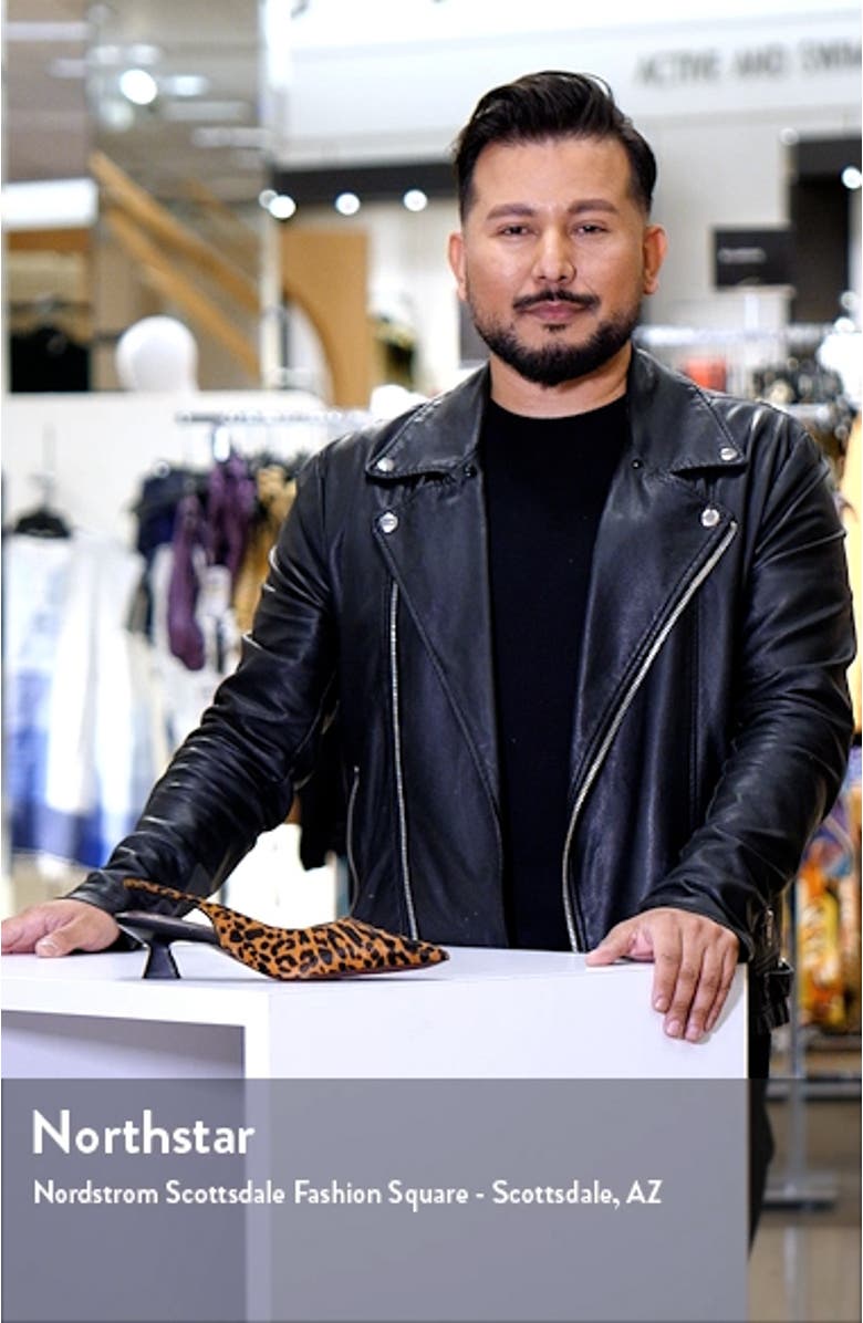 Devin Genuine Calf Hair Kitten Heel Slingback Pump, sales video thumbnail