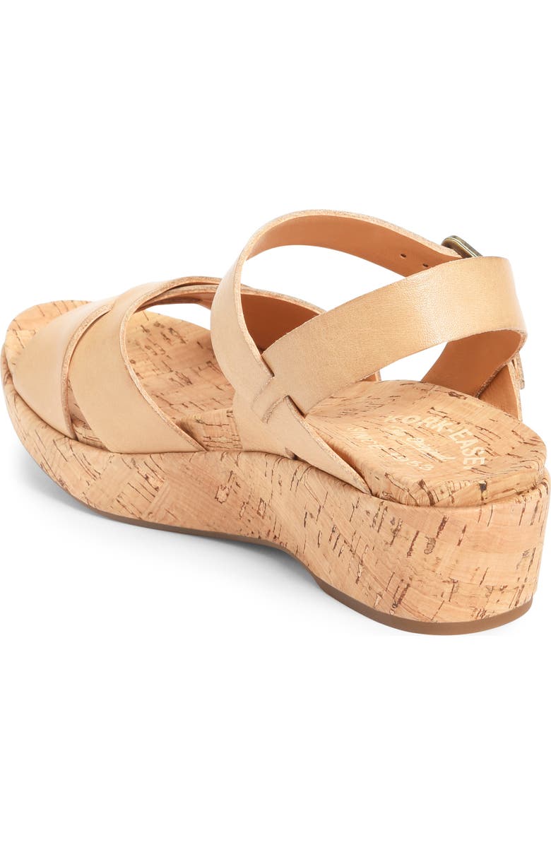 Kork-Ease<sup>®</sup> Myrna 2.0 Wedge Sandal, Alternate, color, Natural Leather