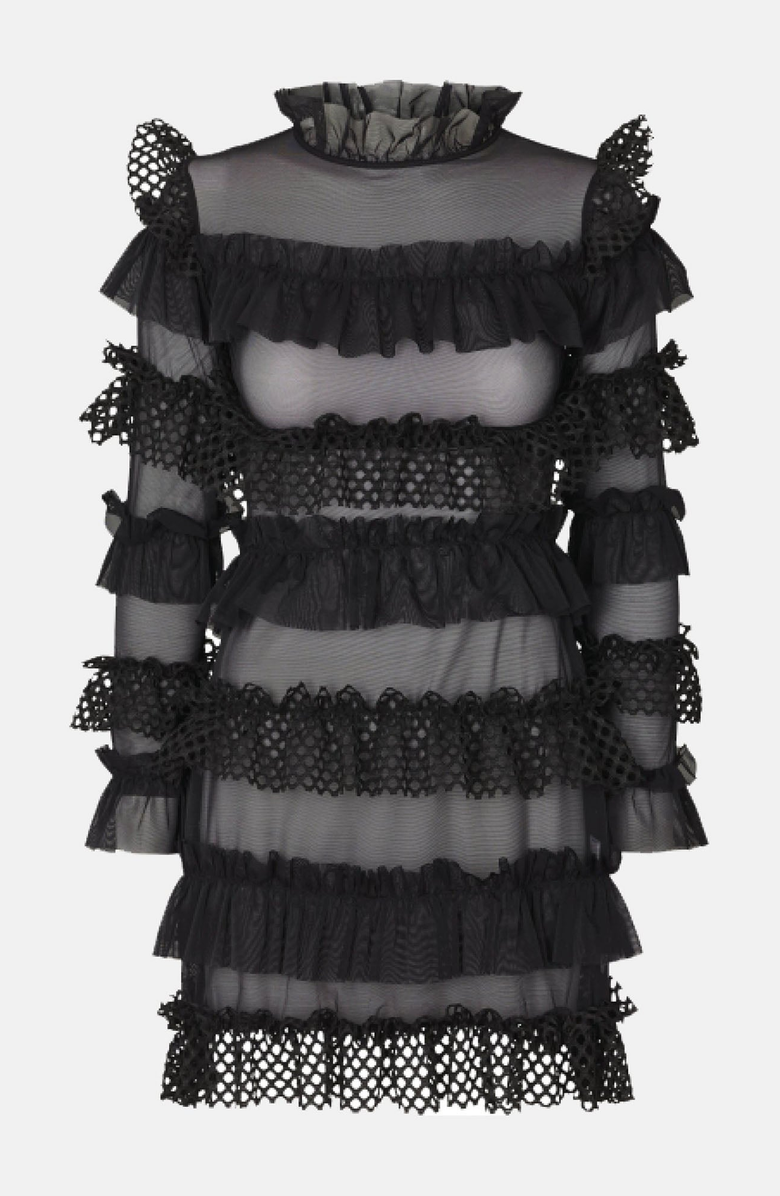 OW Collection GRACE Dress, Alternate, color, Black