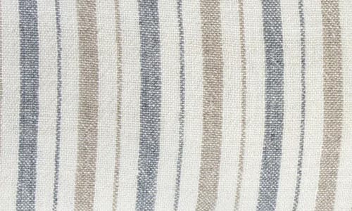 Pom Pom At Home Naples Striped Rectangular Pillow In Ocean/natural