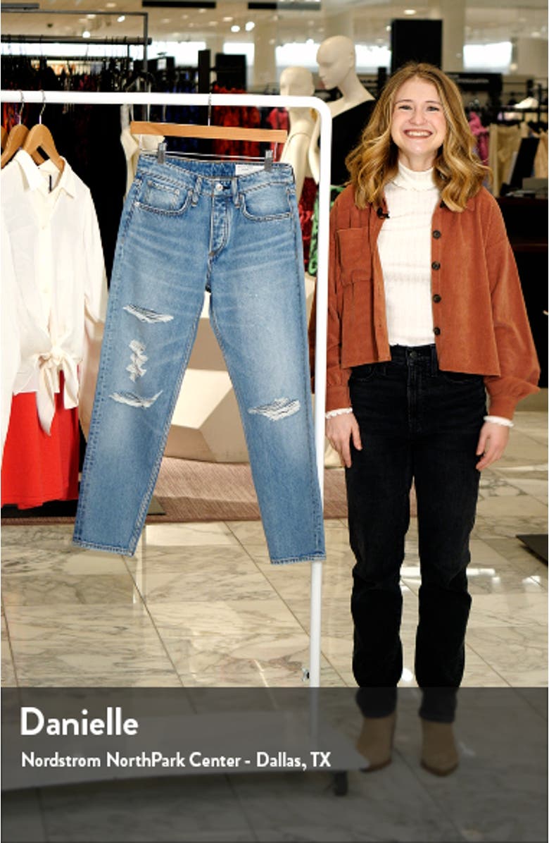 Rosa Ripped Mid Rise Boyfriend Jeans, sales video thumbnail