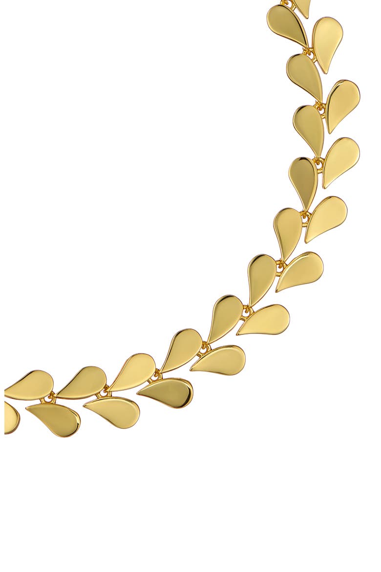 Amelia Abstract Heart Necklace, Alternate, color, GOLD TONE