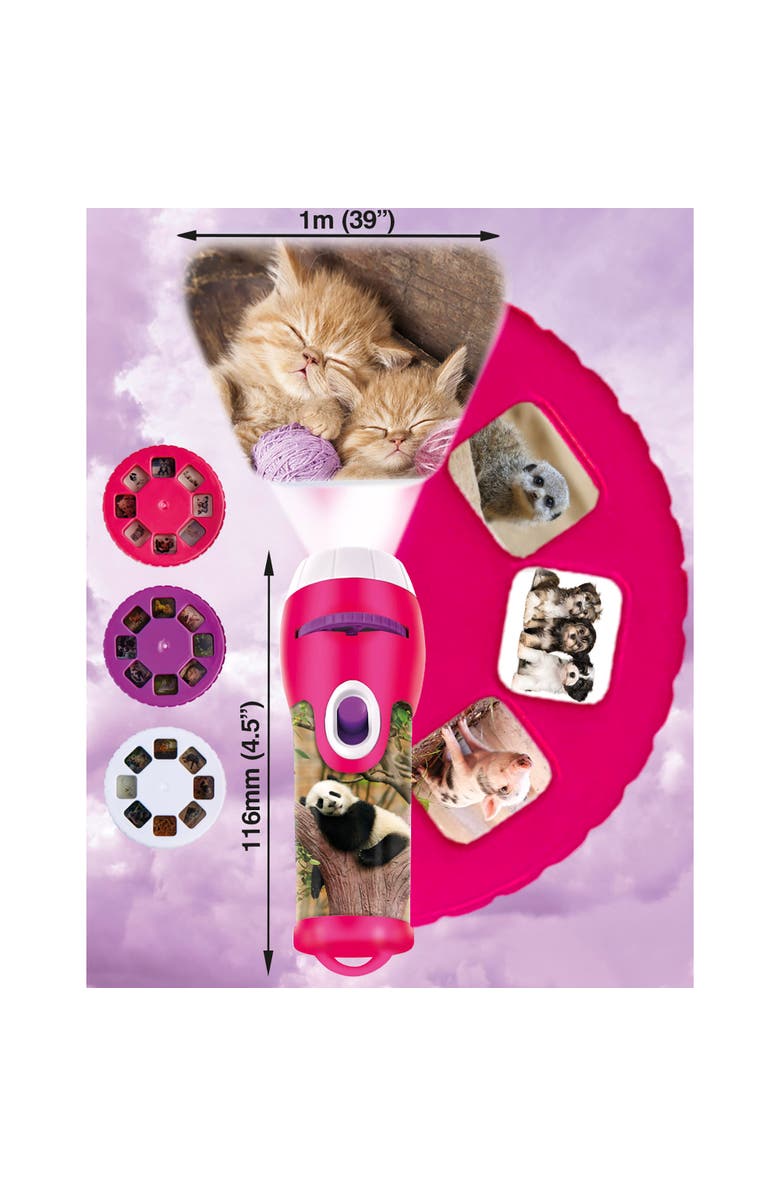 Brainstorm Toys Cute and Cuddly Torch and Projector, Alternate, color, Multicolored