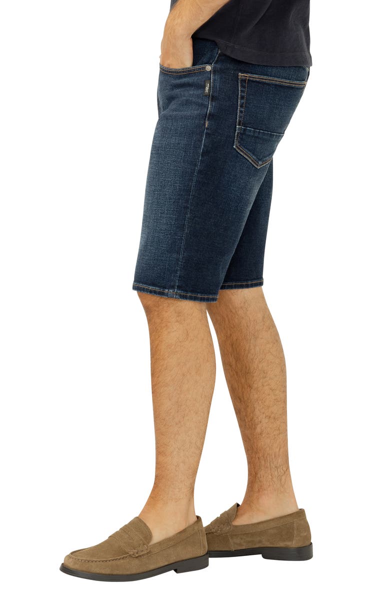 Silver Jeans Co. Zac Relaxed Fit Denim Shorts, Alternate, color, 