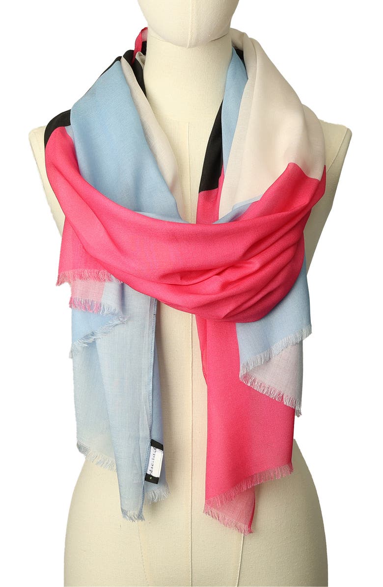 Kate Spade New York colorblock oblong scarf, Alternate, color,
