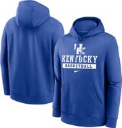 Nike Men's Nike Royal Kentucky Wildcats Basketball Stack Club Fleece Pullover