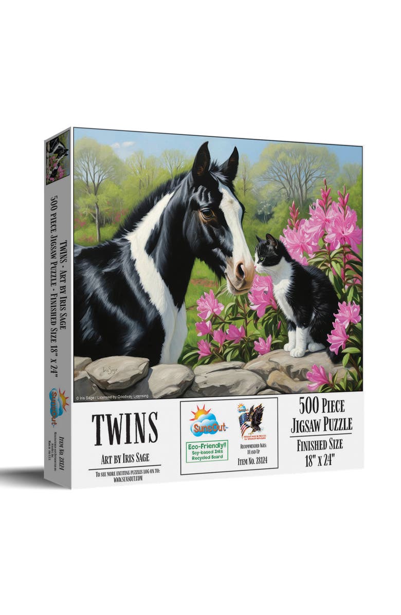 Sunsout Twins 500 piece Jigsaw Puzzle for Adults, Main, color, Multicolor