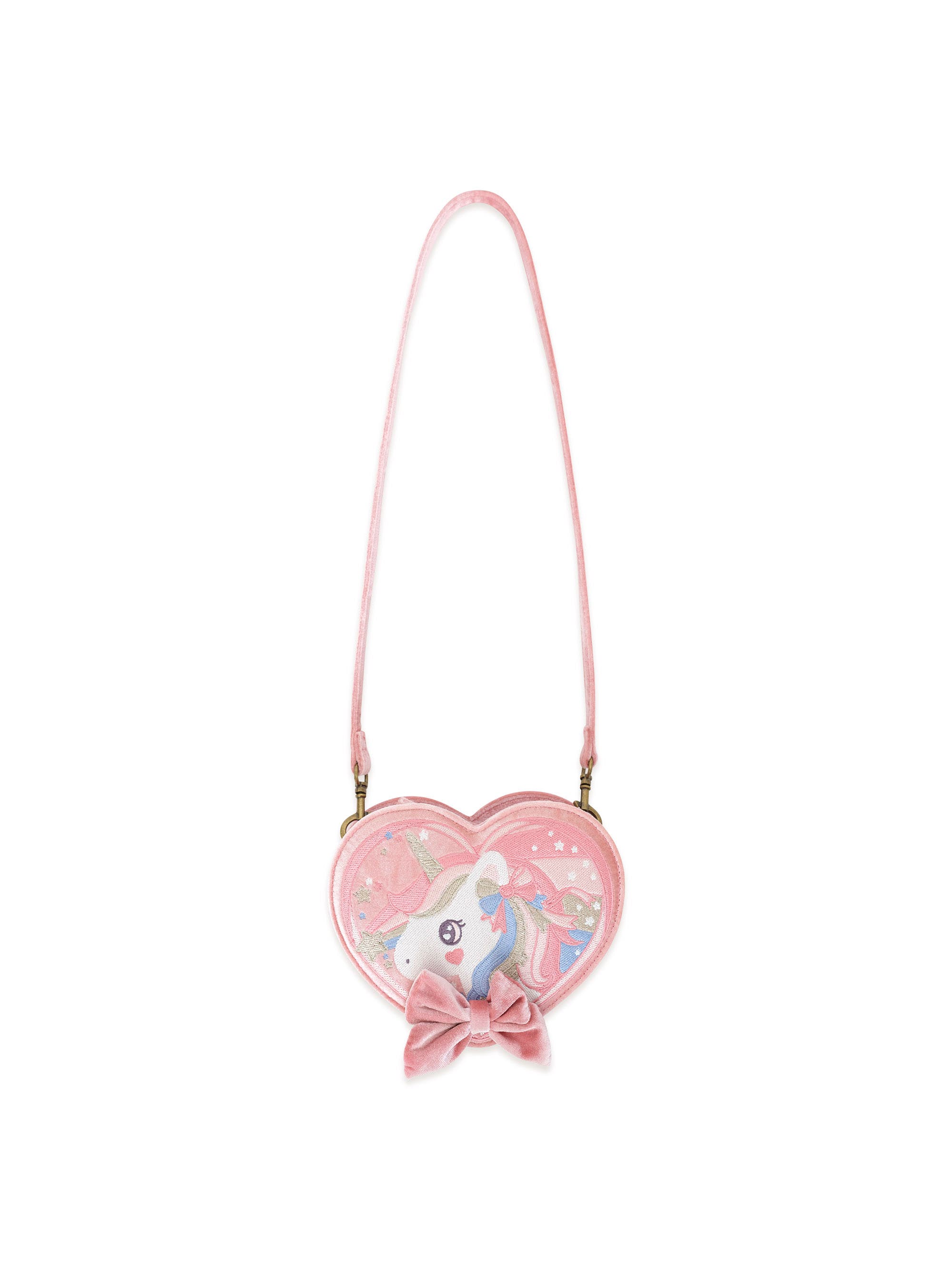 Huxbaby Magical Unicorn Heart Handbag, Main, color, Strawberry