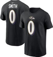 Nike Men's Nike Roquan Smith Black Baltimore Ravens Player Name & Number T-Shirt
