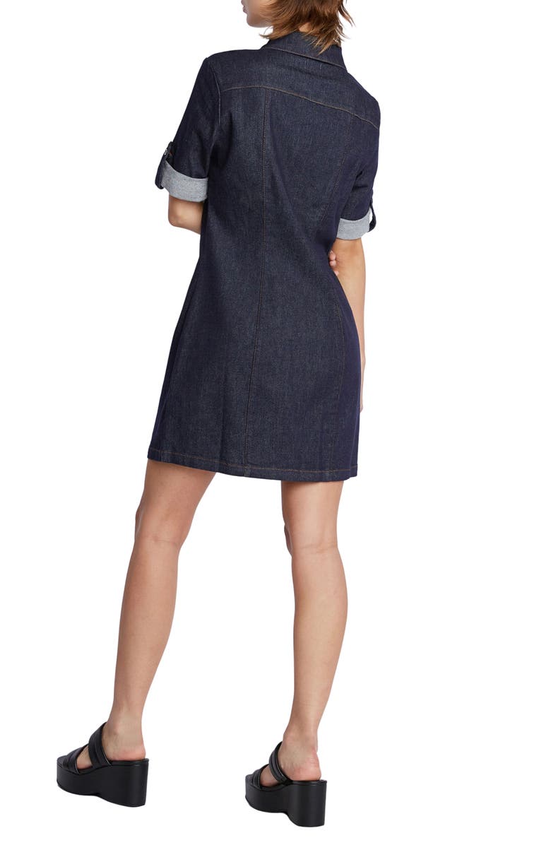 Wash Lab Denim Denim Mini Shirtdress, Alternate, color, 