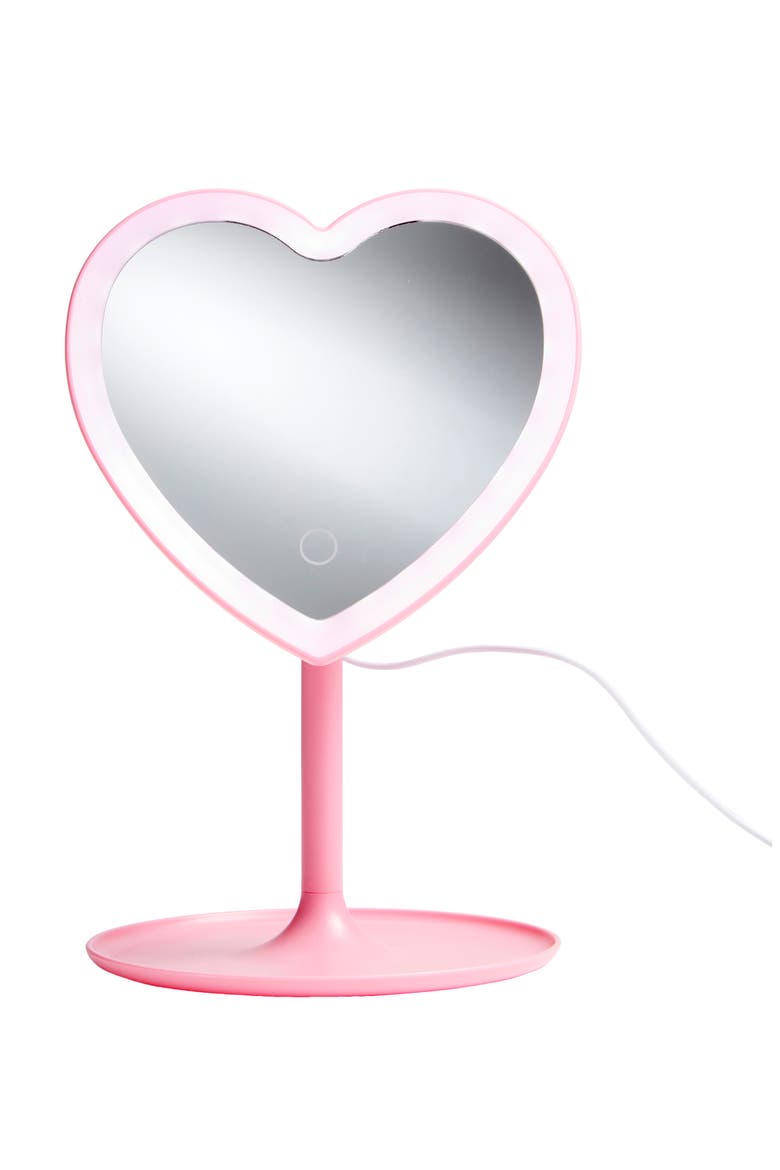 Kids' Heart Shaped Vanity Mirror, Main, color, MULTI
