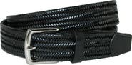 CrookhornDavis Men's Daytona Braided Leather Stretch Belt