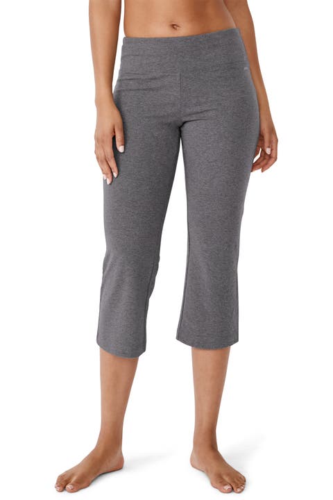 Women's Cotton Stretch Slim Flare Capri