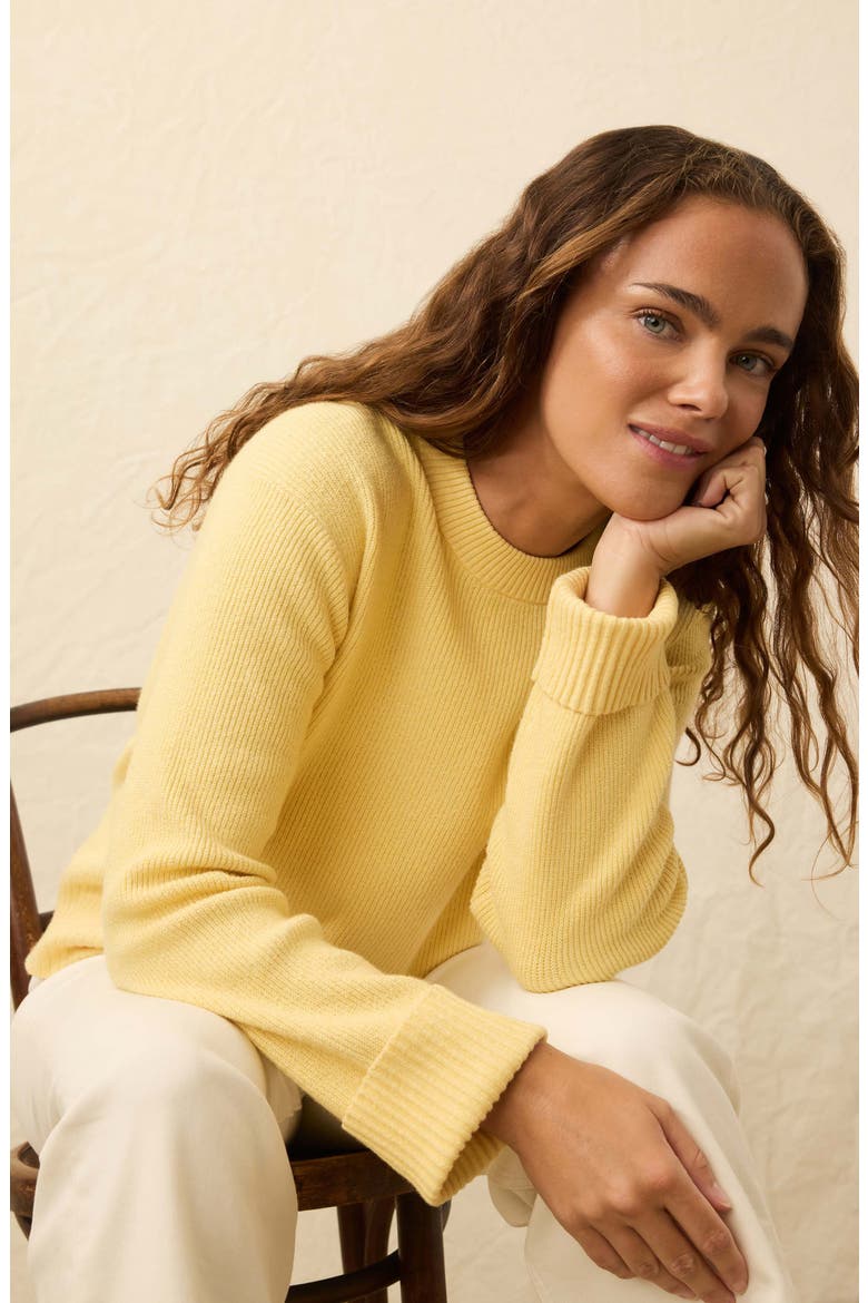 Jackson Crewneck Sweater, Alternate, color, SUNRAY