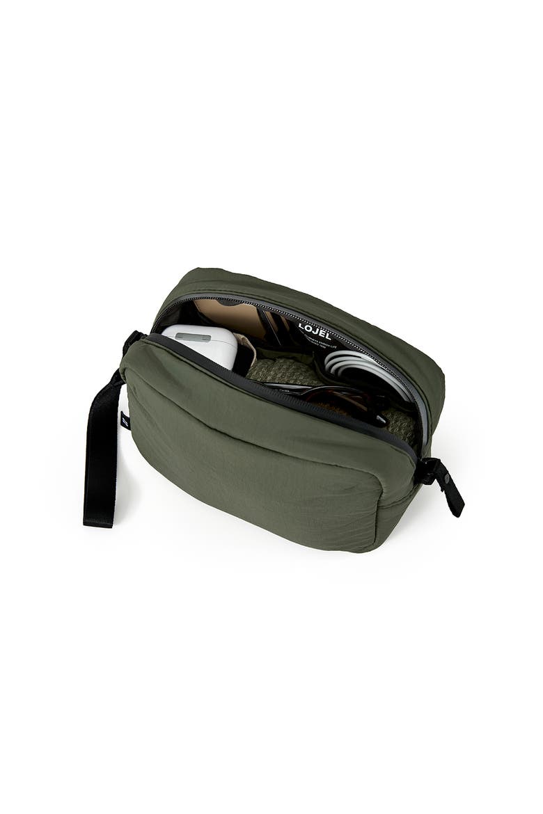 ORDO Travel Essentials Organizer Pouch with Zipper Closure, Alternate, color, Moss