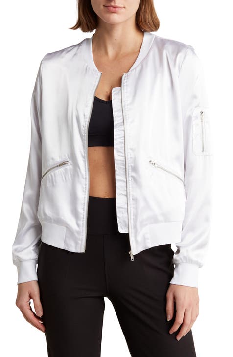 Satin Bomber Jacket