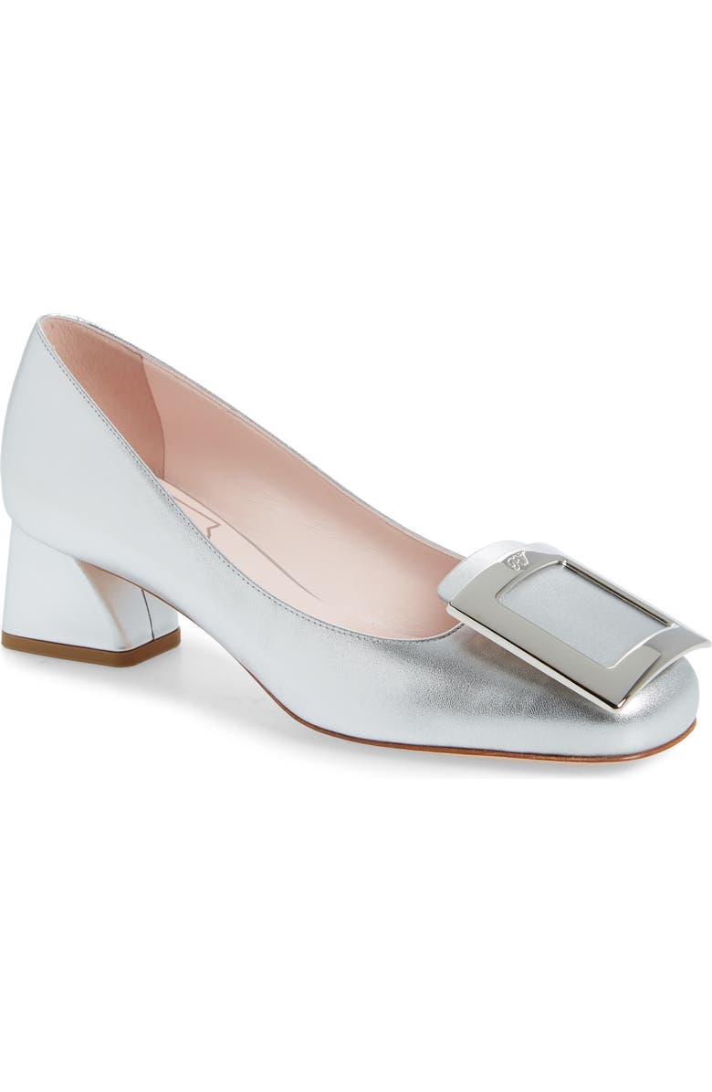 Roger Vivier Tres Vivier Block Heel Pump, Main, color,