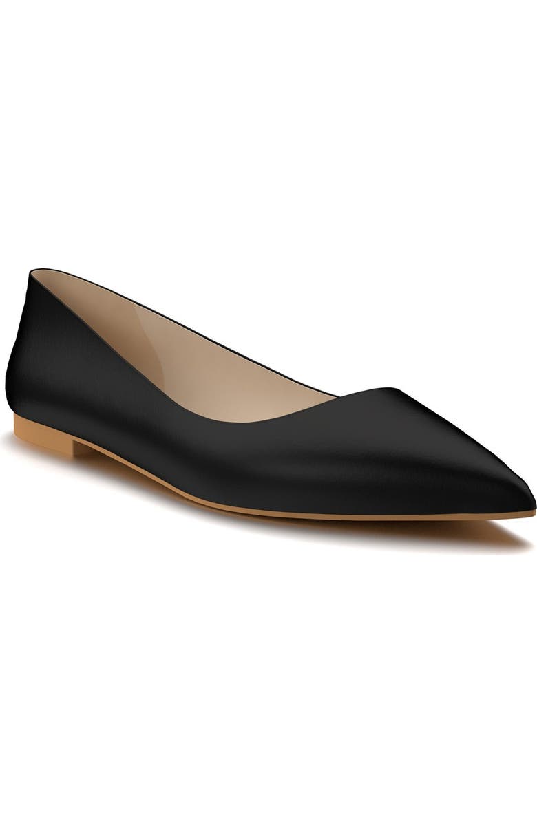 Shoes of Prey Pointy Toe Flat, Main, color,