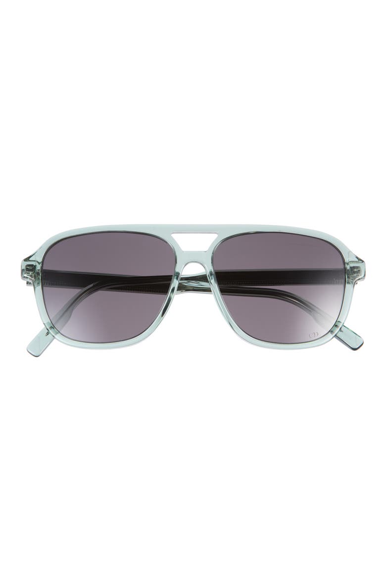 'Dioribbon A1I 56mm Pilot Sunglasses, Main, color, GREY/ OTHER / SMOKE
