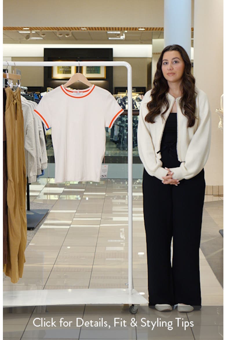 Everyday Contrast Trim Cotton T-Shirt video