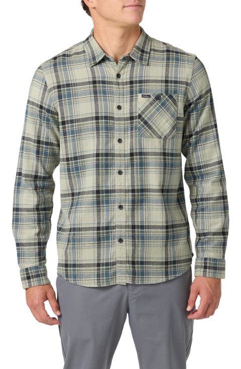 Redmond Plaid Flannel Button-Up Shirt